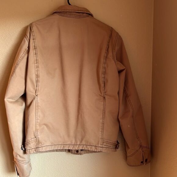 Abercrombie & Fitch Vintage Wool blend Blanket Lined Chore Coat Medium - Picture 2 of 15